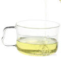 200ml fancy mini glass tea cup mugs with handle